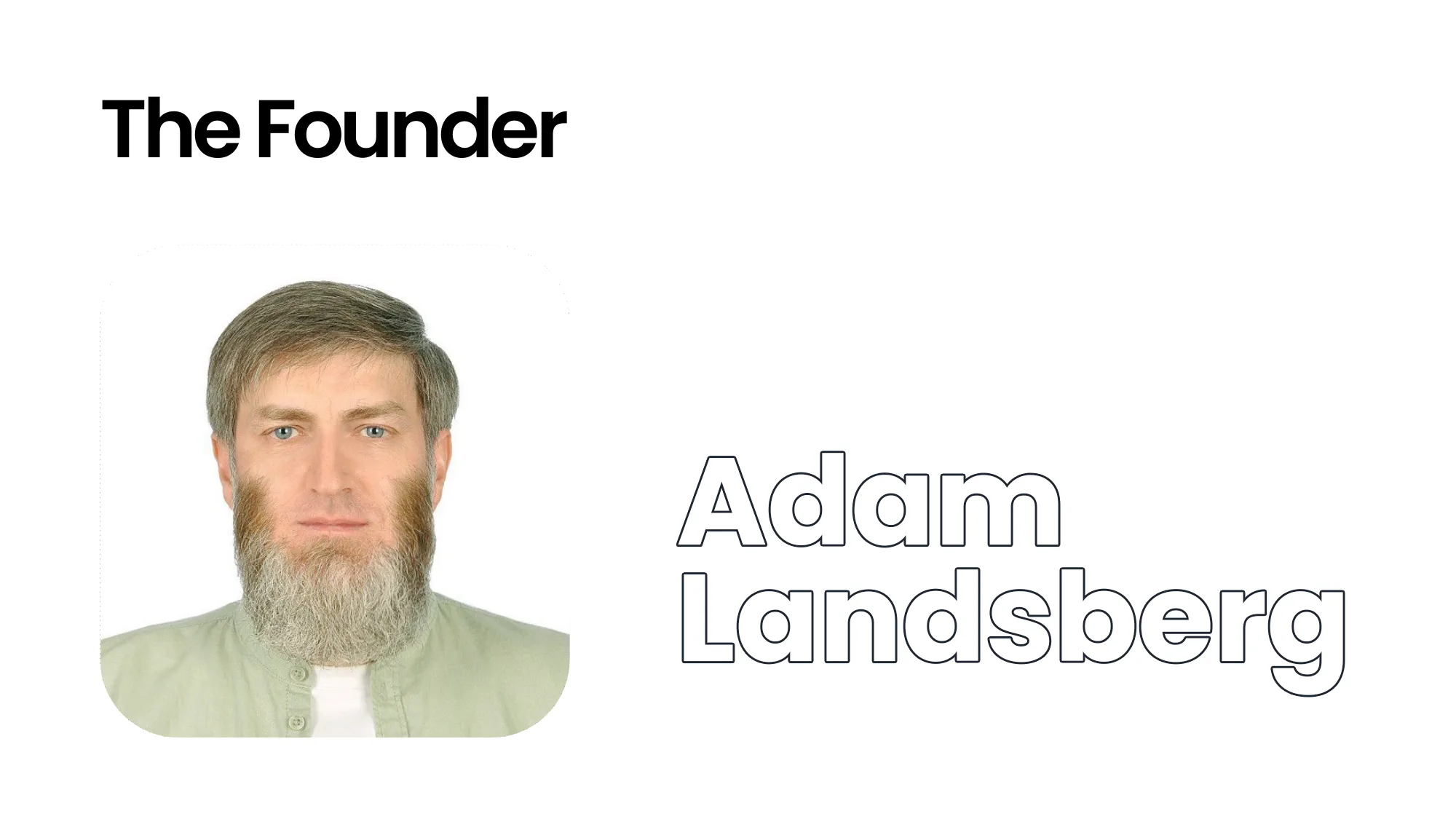 Founder profile for Adam Landsberg