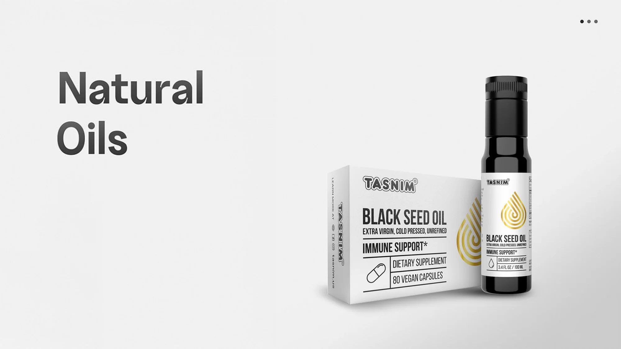 Natural oils product visual